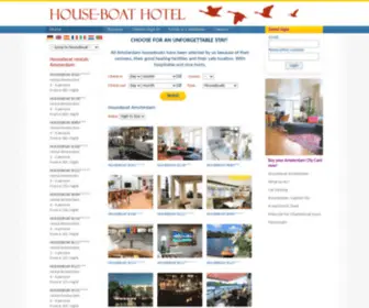 Houseboathotel.nl(Houseboat Amsterdam) Screenshot