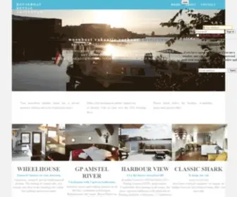 Houseboats.nl(Amsterdam houseboat rental) Screenshot