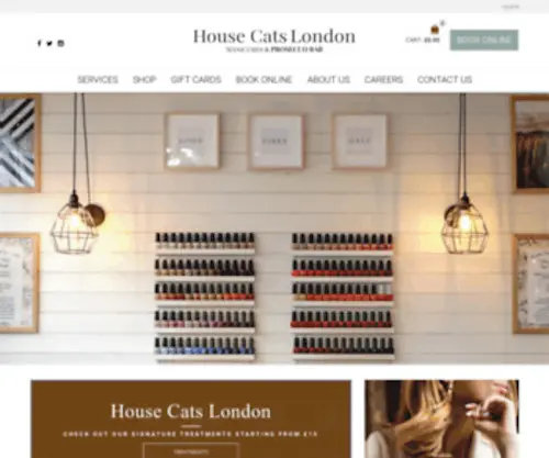 Housecats.co.uk(House Cats London) Screenshot