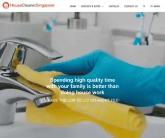 Housecleanersingapore.com(Discover why House Cleaning Services & Part Time Maid) Screenshot