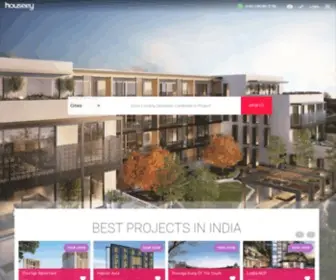 Houseey.com(India's 1st Real Estate Site) Screenshot