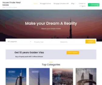Housefinder.ae(House Finder Real Estate LLC) Screenshot