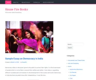 Housefirebooks.com(House Fire Books) Screenshot