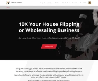 Houseflippinghq.com(7 Figure Flipping) Screenshot