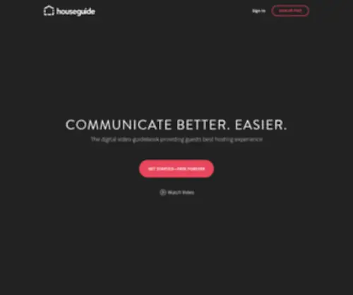 Houseguide.me(Your Digital Guidebook) Screenshot