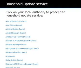 Householdresponse.com(Household Response Service) Screenshot