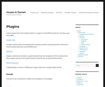 Houseindorset.co.uk(Home of Amazon Link Plugin) Screenshot