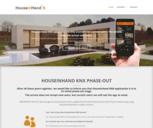 Houseinhand.com(Home) Screenshot