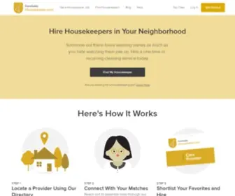 Housekeeper.com(Housekeeping and House Cleaning Services) Screenshot