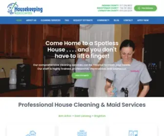 Housekeepingassociates.com(Professional House Cleaning & Maid Services) Screenshot