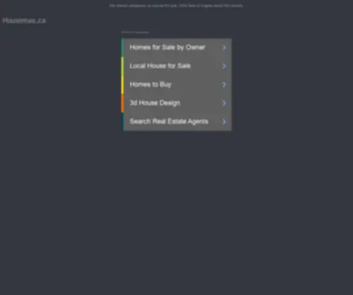 Housemax.ca(For Sale By Owner Real Estate Home Listings in Canada) Screenshot
