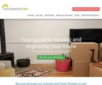 Housemovepro.co.uk(Your guide to moving house) Screenshot