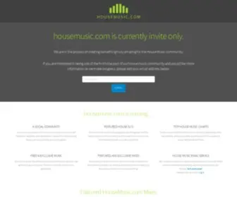 Housemusic.com(Your internet source for house music) Screenshot