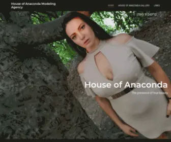 Houseofanaconda.com(House of Anaconda Modeling Agency) Screenshot