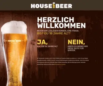 Houseofbeer.ch(House of Beer) Screenshot