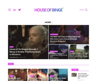 Houseofbinge.com(House Of Binge) Screenshot