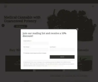 Houseofcannabis.ca(Buy Weed & Medical Marijuana Online in Canada) Screenshot