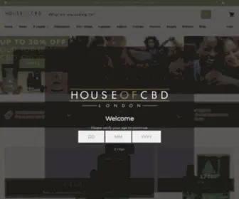 Houseofcbdlondon.com(Just another WordPress site) Screenshot