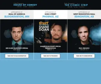 Houseofcomedy.net(House Of Comedy Featured Shows) Screenshot