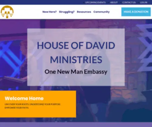Houseofdavid.us(House of David Ministries) Screenshot