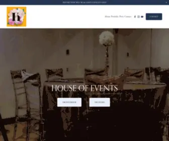 Houseofeventss.com(House of Events) Screenshot