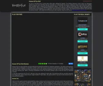 Houseoffunslot.com(Play HOUSE OF FUN slot for free or real money online) Screenshot