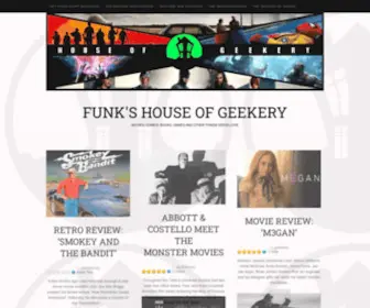 Houseofgeekery.com(Funk's House of Geekery) Screenshot