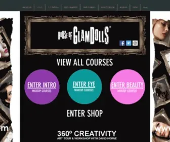 Houseofglamdolls.com(Make Up Course) Screenshot