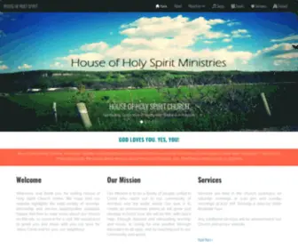 Houseofholyspirit.org(House of Holy Spirit) Screenshot