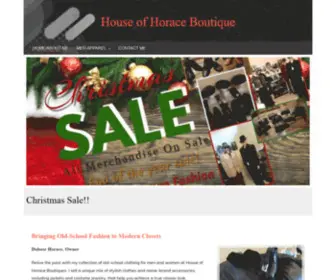 Houseofhoraceboutique.com(Home) Screenshot