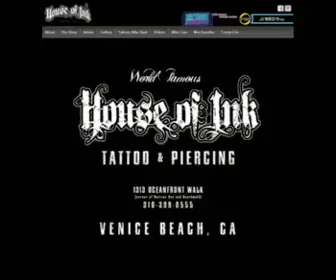 Houseofink.net(Venice, CA) Screenshot