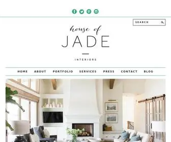 Houseofjadeinteriors.com(House of Jade Interiors) Screenshot