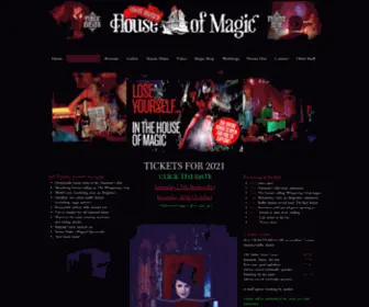 Houseofmagic.co.uk(Simon Drake's House of Magic) Screenshot