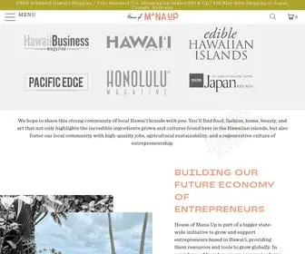 Houseofmanaup.com(Shop Hawaii Products Online) Screenshot