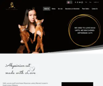 Houseofmarnad.com(Abyssinian cat Malaysia) Screenshot