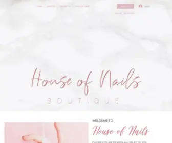 Houseofnailsboutique.com(House of Nails) Screenshot