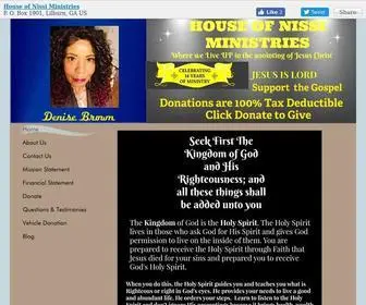 Houseofnissi.org(A radio ministry with a powerful message. Located in the metro Atlanta area. The gospel truth) Screenshot