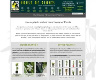 Houseofplants.co.uk(House plants) Screenshot