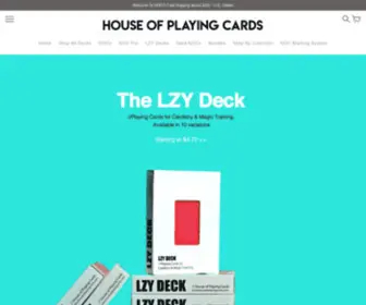 Houseofplayingcards.com(House of Playing Cards) Screenshot