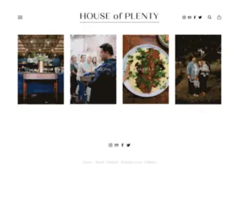 Houseofplenty.net(HOUSE of PLENTY) Screenshot