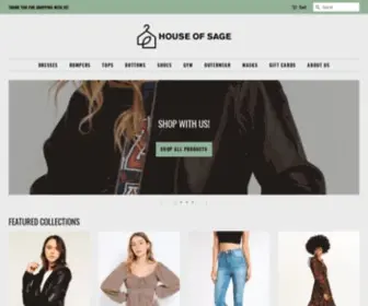 Houseofsage.com(House of Sage) Screenshot