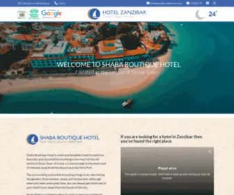 Houseofspiceszanzibar.com(SHABA BOUTIQUE HOTEL Located in the centre of Stone Town Shaba Boutique Hotel) Screenshot