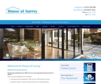 Houseofsurrey.co.uk(Double Glazed UPVC Windows) Screenshot