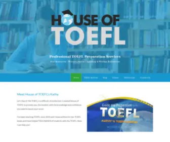Houseoftoefl.com(House of TOEFL) Screenshot