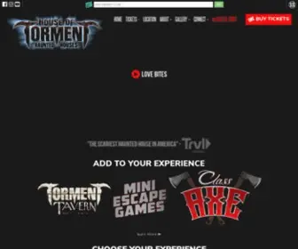 Houseoftorment.com(House of Torment Haunted House) Screenshot