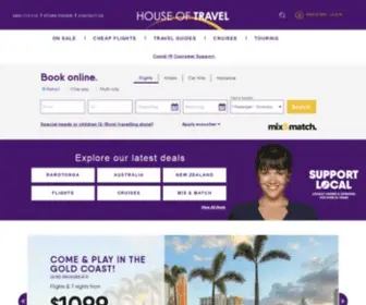 Houseoftravel.co.nz(Cheap Flights & Holidays) Screenshot