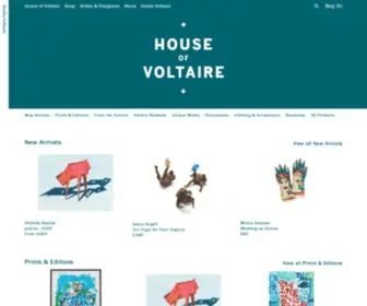 HouseofVoltaire.org(House of Voltaire) Screenshot