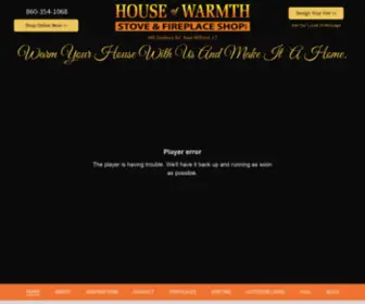 Houseofwarmth.com(House of Warmth Fireplace Shop CT Installation) Screenshot