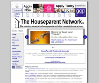 Houseparent.com(The Houseparent Network) Screenshot