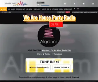 Housepartyradio.net(House Party Radio) Screenshot